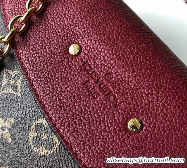 Promotional Louis Vuitton Saint Placide Chain Shoulder Bag M43715 Burgundy 2024