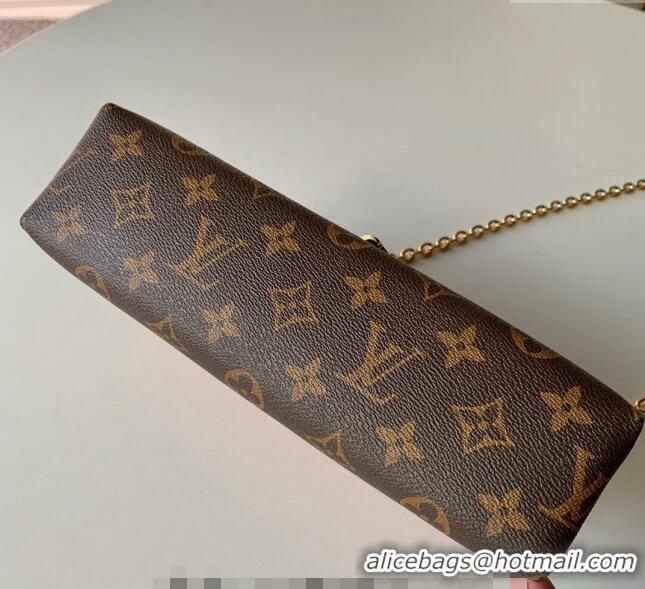 Reasonable Price Louis Vuitton Saint Placide Chain Shoulder Bag M43486 Brown 2024