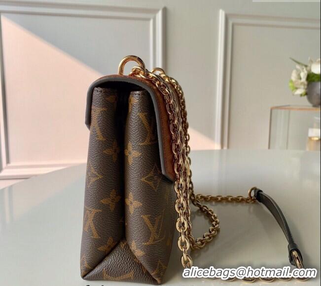 Reasonable Price Louis Vuitton Saint Placide Chain Shoulder Bag M43486 Brown 2024