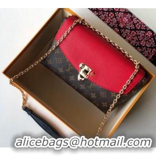 Good Looking Louis Vuitton Saint Placide Chain Shoulder Bag M43713 Red 2024