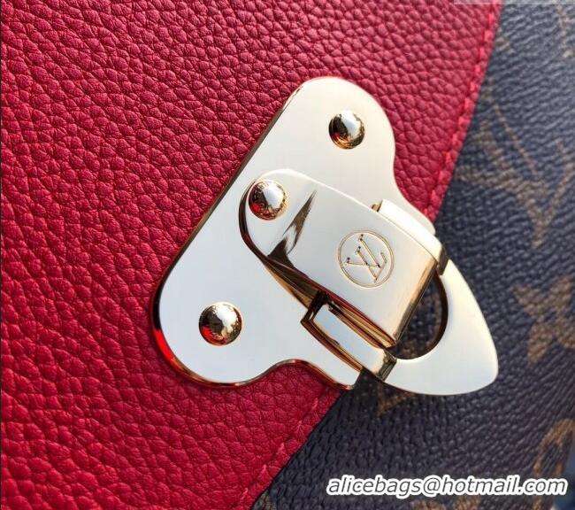 Good Looking Louis Vuitton Saint Placide Chain Shoulder Bag M43713 Red 2024