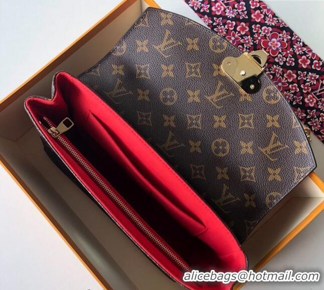 Good Looking Louis Vuitton Saint Placide Chain Shoulder Bag M43713 Red 2024