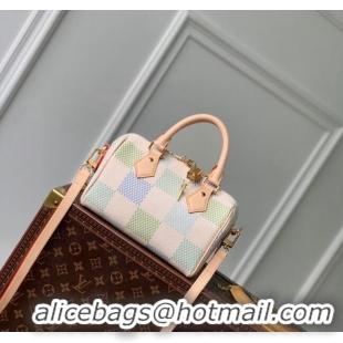 Big Discount Louis Vuitton Speedy Bandoulière 20 Bag in Damier Giant Canvas N40515 Pistachio Green 2024