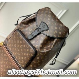 Top Design Louis Vuitton Montsouris Backpack Bag M46683 Monogram Canvas 2024