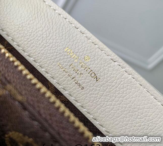 Best Quality Louis Vuitton Dauphine Soft MM Shoulder bag in Calfskin M25050 White 2024