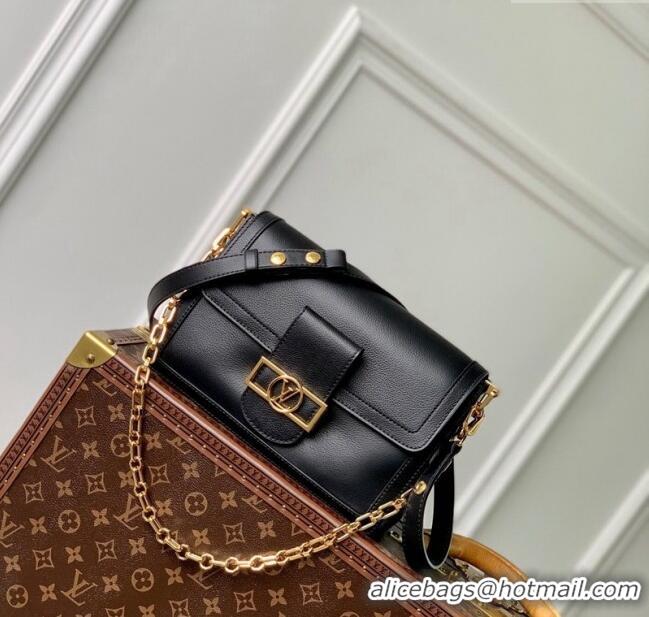 Well Crafted Louis Vuitton Dauphine Soft MM Shoulder bag in Calfskin M25209 Black 2024