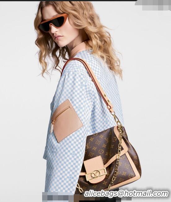 Particularly Recommended Louis Vuitton Dauphine Soft GM Shoulder bag in Monogram Canvas M47149 2024