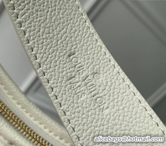 Cheapest Louis Vuitton CarryAll PM Hobo Bag in Bicolor Monogram Leather M24141 White/Blue 2024