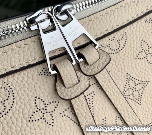 Buy Classic Louis Vuitton Hand It All PM Hobo Bag in Mahina calfskin M24114 Beige 2024