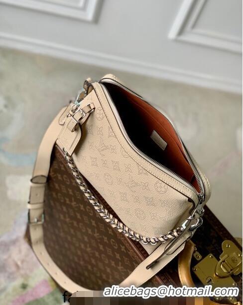 Buy Classic Louis Vuitton Hand It All PM Hobo Bag in Mahina calfskin M24114 Beige 2024