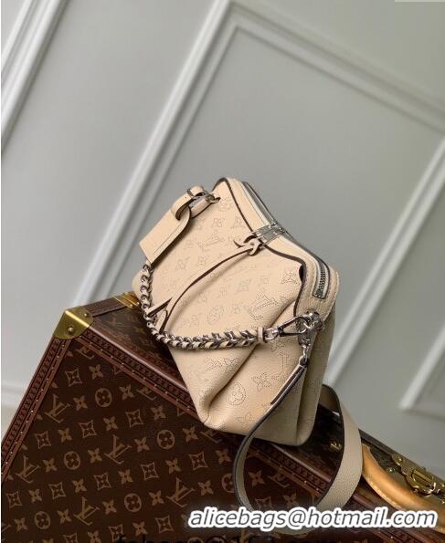 Buy Classic Louis Vuitton Hand It All PM Hobo Bag in Mahina calfskin M24114 Beige 2024