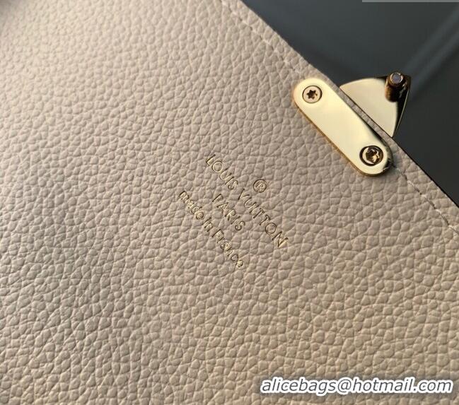 Cheapest Louis Vuitton Sarah Wallet in Monogram Empreinte Leather M83276 Cream White 2024