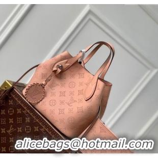 New Design Louis Vuitton Blossom PM Tote Bag in Mahina Perforated Calfskin M23196 Pink 2024