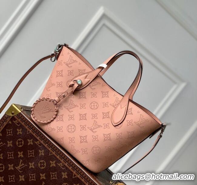 New Design Louis Vuitton Blossom PM Tote Bag in Mahina Perforated Calfskin M23196 Pink 2024