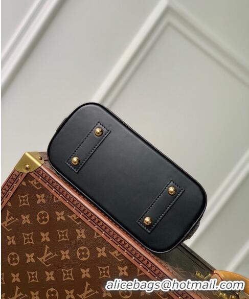 Traditional Specials Louis Vuitton Alma BB Bag in Quilted Lambskin withStud M83019 Black 2024