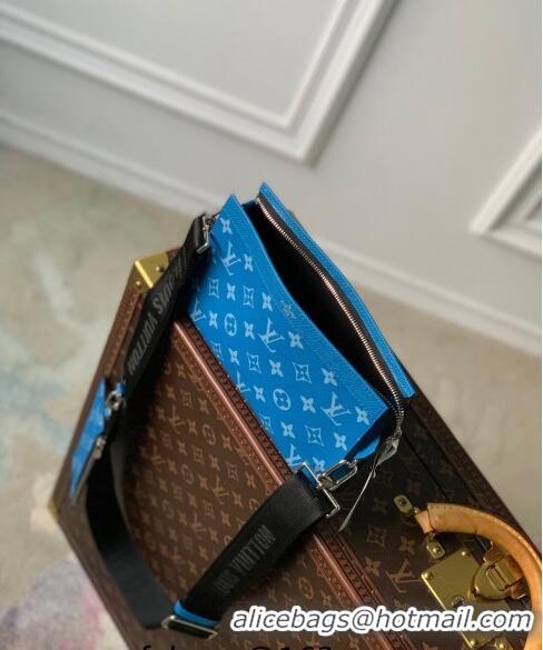 Luxury Classic Louis Vuitton Gaston Wearable Wallet Mini bag M83099 Blue 2024