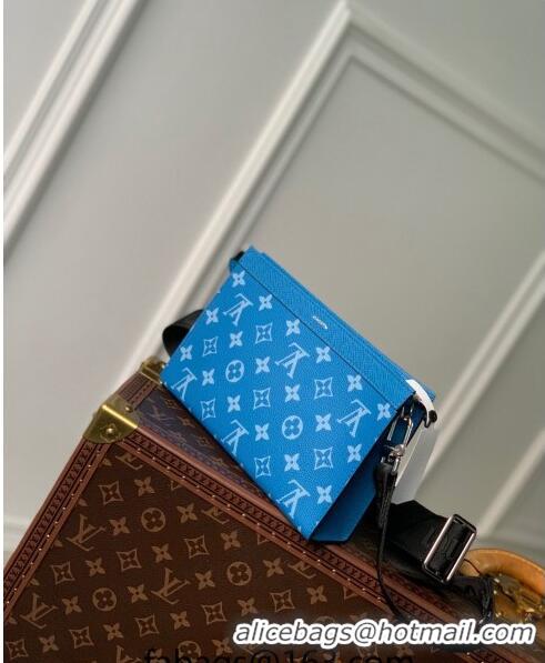 Luxury Classic Louis Vuitton Gaston Wearable Wallet Mini bag M83099 Blue 2024