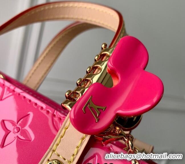 Famous Brand Louis Vuitton Reade PM Tote bag in Monogram Vernis Leather M24144 Red 2024