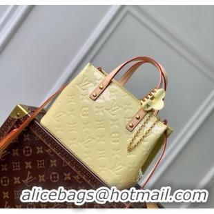 Top Quality Louis Vuitton Reade PM Tote bag in Monogram Vernis Leather M24144 Yellow 2024