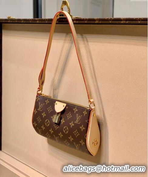 Best Luxury Louis Vuitton Pochette Tirette Mini bag Monogram Canvas M47123 2024