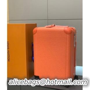 Top Quality Louis Vuitton Horizon Luggage Travel Bag 55cm in Epi Leather 0417 Orange 2024