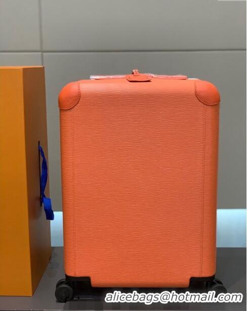 Top Quality Louis Vuitton Horizon Luggage Travel Bag 55cm in Epi Leather 0417 Orange 2024