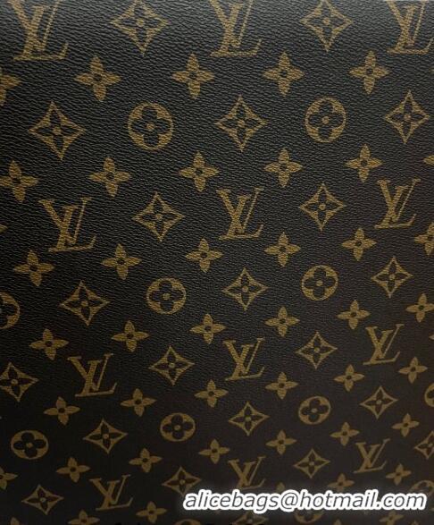 Top Design Louis Vuitton Horizon Luggage Travel Bag 55cm in Classci Monogram Canvas 0417 Brown/Nude 2024