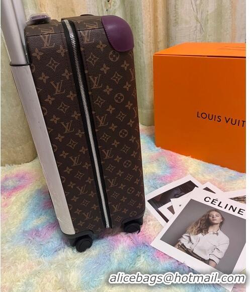 Unique Grade Louis Vuitton Horizon Luggage Travel Bag 55cm in Classci Monogram Canvas 0417 Purple 2024