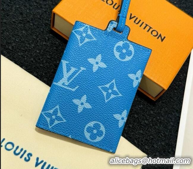 Modern Classic Louis Vuitton Card Holder Necklace M83154 Blue 2024