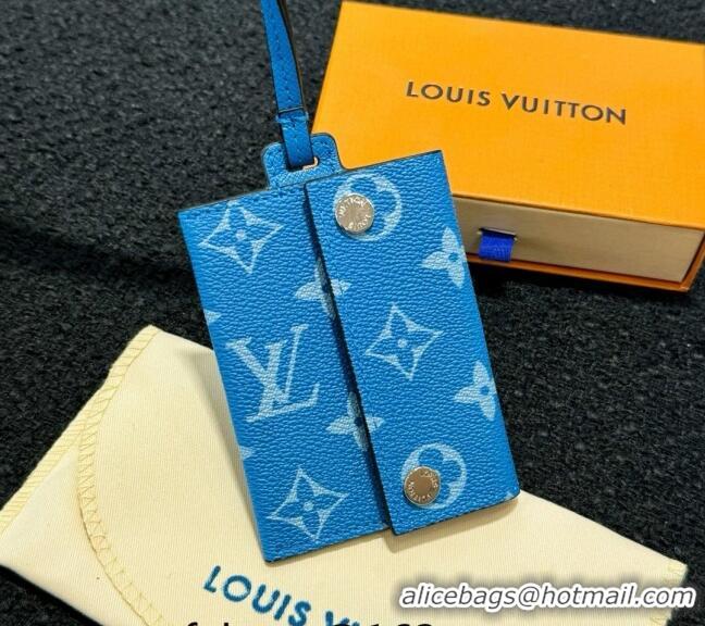 Modern Classic Louis Vuitton Card Holder Necklace M83154 Blue 2024