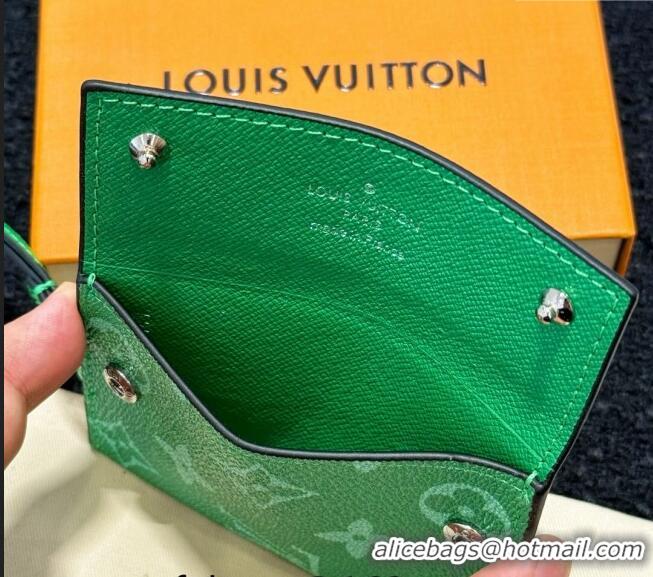 Market Sells Louis Vuitton Card Holder Necklace M83154 Green 2024