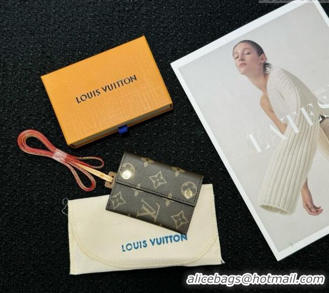 Sumptuous Louis Vuitton Card Holder Necklace M83154 Brown Monogram 2024