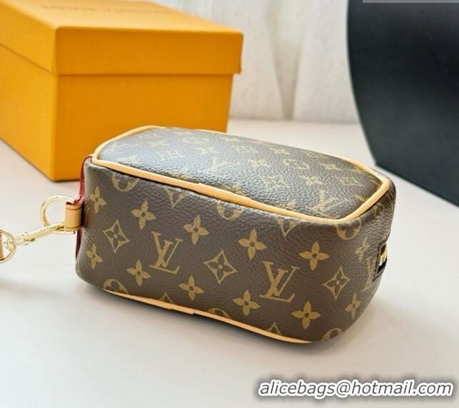 Buy New Cheap Louis Vuitton Vanity Monogram Clutch 0513 Brown 2024