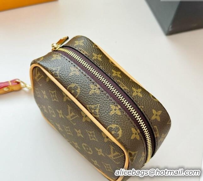 Buy New Cheap Louis Vuitton Vanity Monogram Clutch 0513 Brown 2024