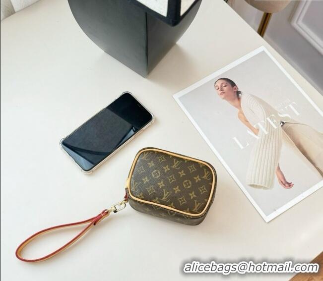 Buy New Cheap Louis Vuitton Vanity Monogram Clutch 0513 Brown 2024