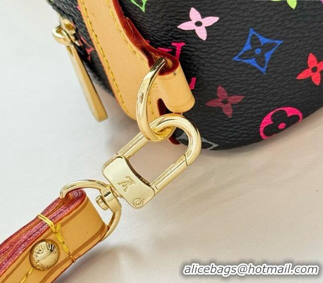 Promotional Louis Vuitton Vanity Monogram Clutch 0513 Black/Multicolor 2024