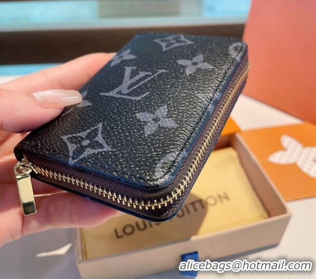 Top Grade Louis Vuitton Coin Purse Wallet 0513 Black 2024