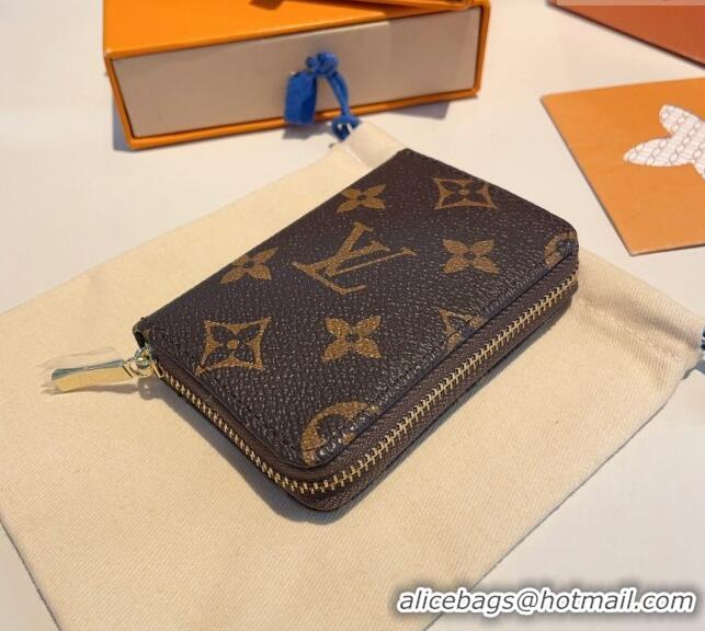 Grade Quality Louis Vuitton Coin Purse Wallet LV0513 Brown 2024