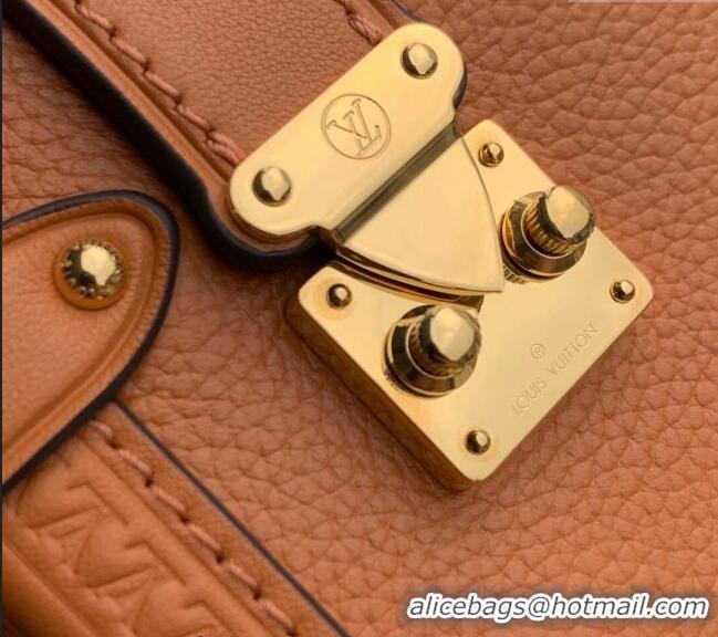 Most Popular Louis Vuitton Side Trunk PM Mini Bag in Grained Leather Orange M23818 2024