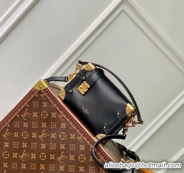 Promotional Louis Vuitton Side Trunk PM Mini Bag in Grained Leather M23817 Black 2024