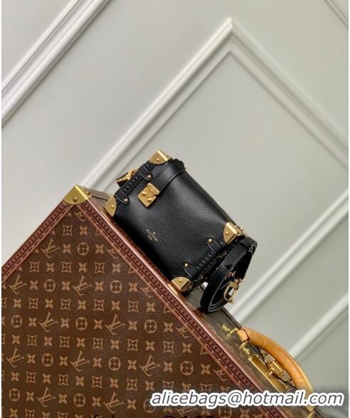 Promotional Louis Vuitton Side Trunk PM Mini Bag in Grained Leather M23817 Black 2024