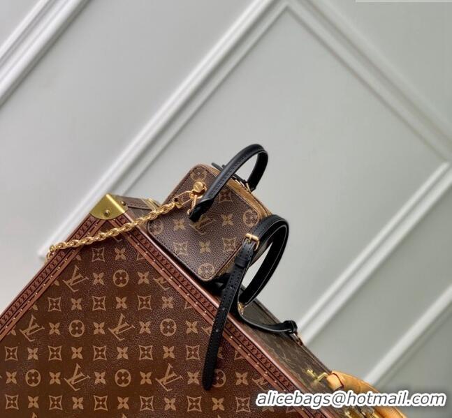 Famous Brand Louis Vuitton Dice Box Monogram Canvas Micro Chain Bag M47124 2024