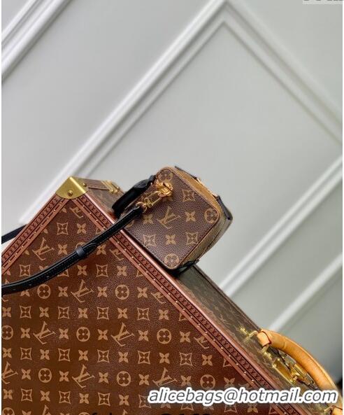 Famous Brand Louis Vuitton Dice Box Monogram Canvas Micro Chain Bag M47124 2024