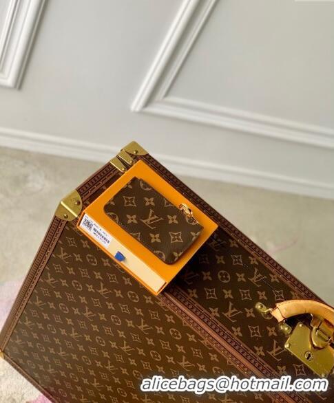 Top Grade Louis Vuitton Romy Card Holder in Monogram Canvas and Leather M82938 Green 2024