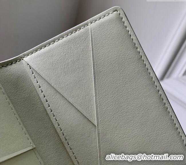 Famous Brand Louis Vuitton Pocket Organizer Wallet in Monogram Shadow Calfskin M83377 White 2024