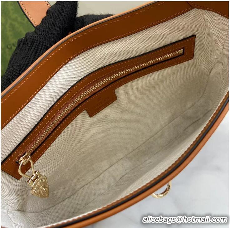 Buy Classic  Gucci Jackie Small Shoulder Bag 782849 White/Brown