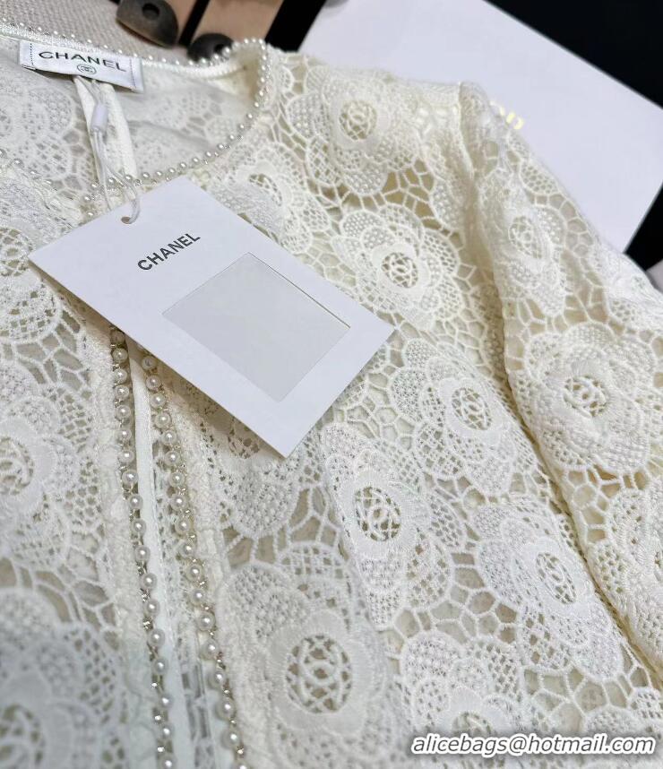 New Style Chanel Knit Cardigan CH8801 White 2024