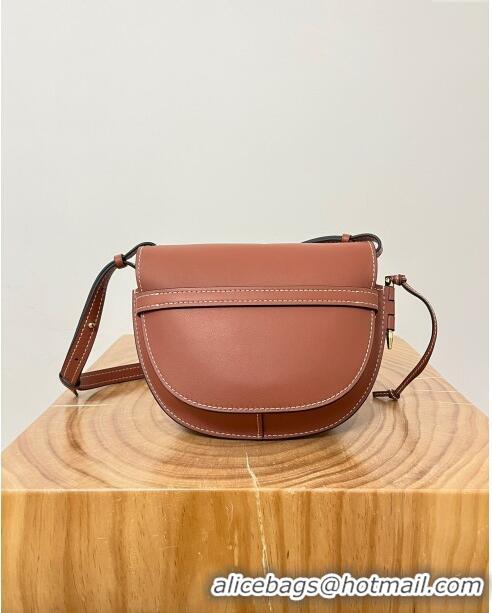 Luxurious Loewe Small Gate Dual Bag in Soft Calfskin L0301 Brown 2024 Top