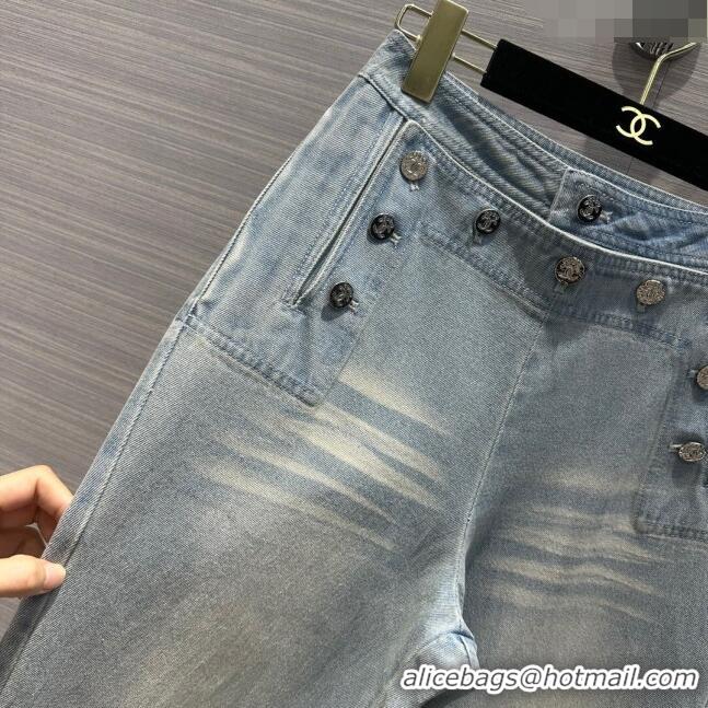 Stylish Discount Chanel Denim Jeans CH053107 Blue 2024