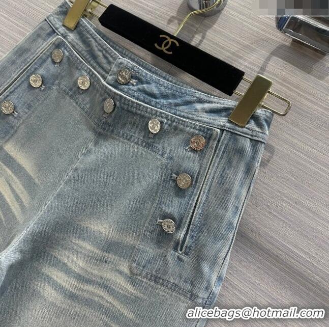 Stylish Discount Chanel Denim Jeans CH053107 Blue 2024